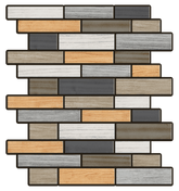 Long Stripe Peel and Stick Backsplash self Adhesive Tiles for Home Décor
